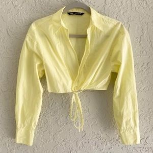 Rare ZARA long sleeve collar